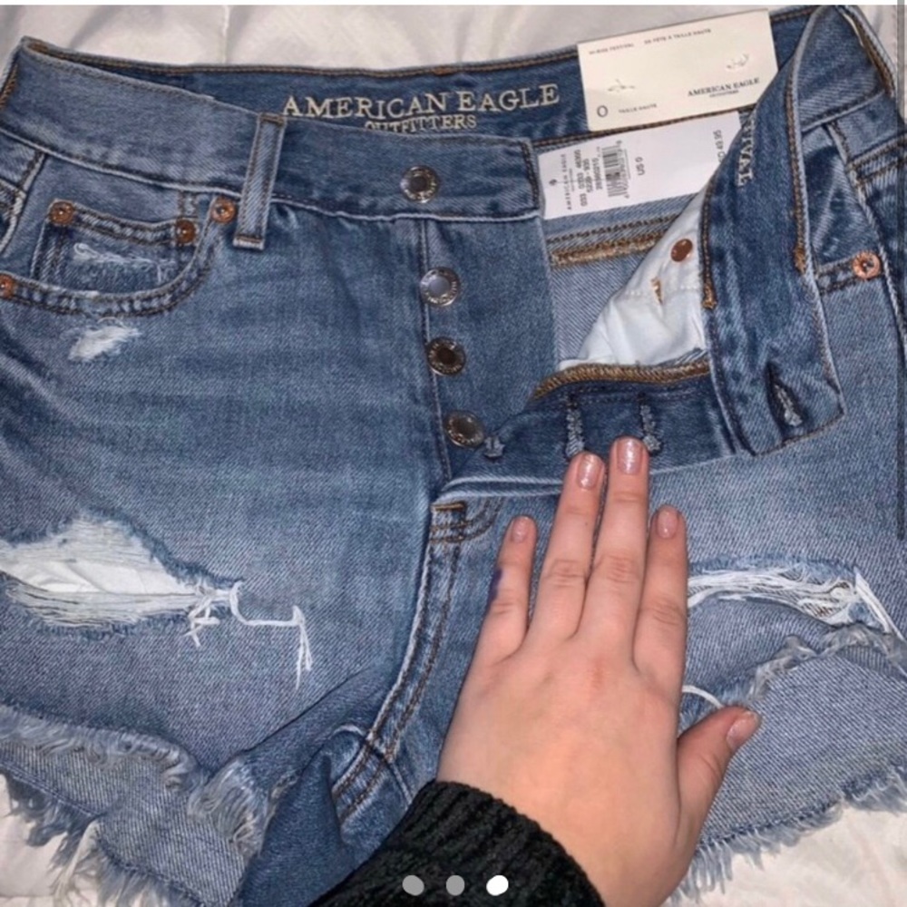 denim shorts